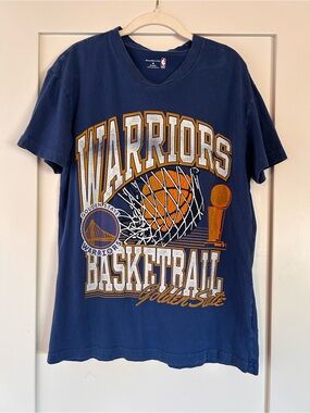 Abercrombie & Fitch Navy Warriors Basketball Graphic Tee